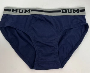 Vintage 90’s Bum Equipment Cotton Blend  Bikini Panties Navy Blue Size Medium - Picture 1 of 6