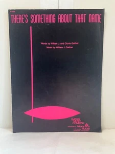 There's Something About That Name Piano Sheet Music Christian Church God Jesus - Picture 1 of 7
