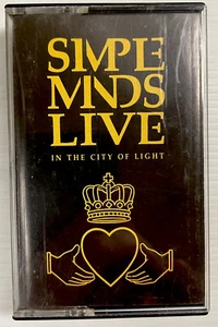 Simple Minds Live In The City Of Lights Music Cassette Tape SMDCX 1 Virgin 1987 - Picture 1 of 24