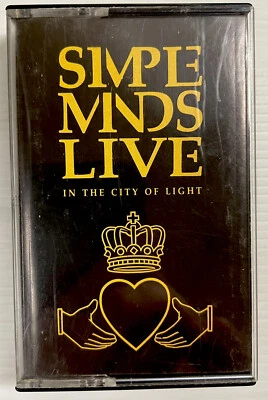 Simple Minds Live In The City Of Lights Music Cassette Tape SMDCX 1 Virgin 1987 - Image 1 of 4