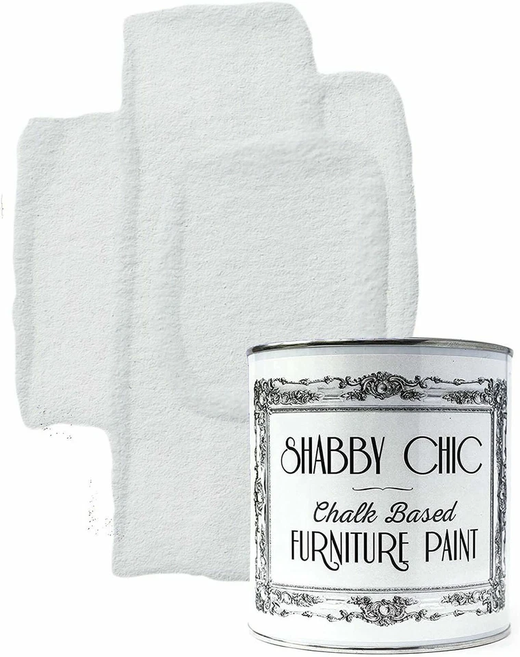 Pintura para muebles Shabby Chic con tiza: acabado mate - 1 litro - blanco invierno Foto 1 de 1