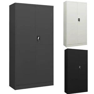 Aktenschrank Büroschrank Metall schrank Schließfachschrank abschliesßbar Stahl - Bild 1 von 40