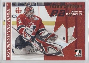 2006-07 ITG Between the Pipes Team Canada Martin Brodeur #117 HOF