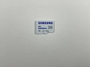 Carte mémoire MicroSDXC SAMSUNG PRO Endurance 256 Go MB-MJ256KA/AM - Photo 1 sur 6