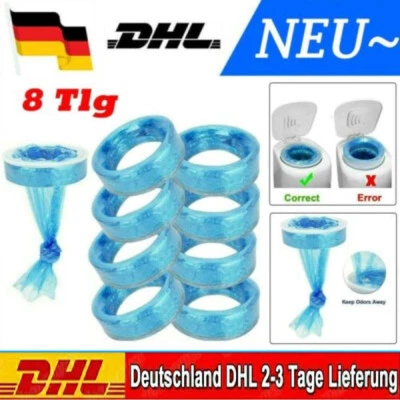 MARKENLOS 8er Nachfüllkassetten Ersatzkassetten Für Angelcare Windeleimer Geruchsdicht TOP