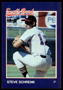 1988 Grand Slam Baseball Card Steve Schrenk South Bend White Sox #26