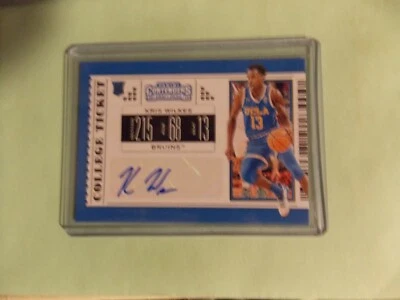 2019-20 Contenders Draft Kris Wilkes College Ticket Auto Autograph UCLA (KCBB) - Image 1 of 2