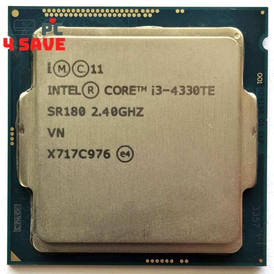 Intel Core i3-4330TE 2.40GHz 2-Core LGA1150 4MB Desktop CPU Processor SR180 35W - Image 1 of 1