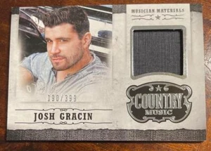 JOSH GRACIN - 2015 Panini Country Music - Musician Materials Silver - S/N 080/399 - Bild 1 von 1