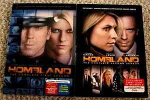 HOMELAND Seasons 1 2 3 & 4 DVD Box Sets Thriller FREE SHIPPING - Picture 1 of 2