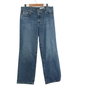 AG Adriano Goldschmidt jeans Brinley Mid-Rise Straight Denim blue sz 32 - Picture 1 of 15