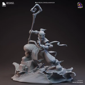 Knolan | 13.5-Inch Resin Model Kit | Battle Chasers Archmage of Nightwar - Picture 1 of 11