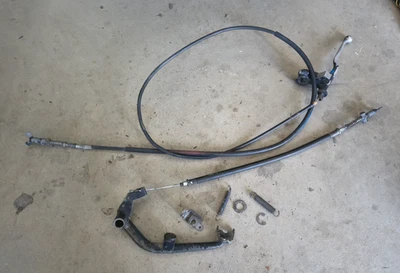 Cable de pedal de freno trasero Yamaha YTM225dx Tri-Moto 1983-86 palanca percha Foto 1 de 4