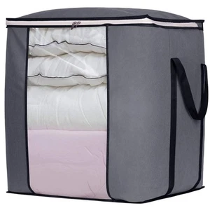 120L Extra Large Blanket Storage Bags Breathable Clothes Storage Containers f... - Picture 1 of 7