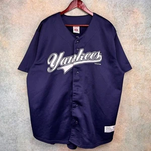 2003 New York Yankees Alfonso Soriano Jersey Sz XL Navy Blue #12 Stitched MLB - Picture 1 of 11