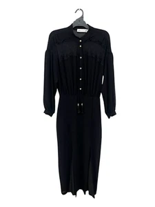 ALICE MCCALL Excellent Condition Women's Black Midi Dress Size 8 - Picture 1 of 4