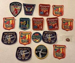 Vintage WIBC Women’s International Bowling Congress 1960’s League Champion Patch LOT - Bild 1 von 7