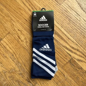 Adidas Mundial Zone Cushion Socks In Adult Size Medium Navy Blue - Picture 1 of 3