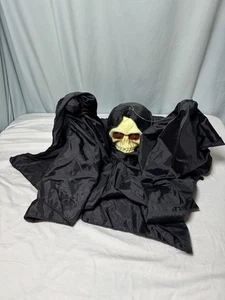 VTG Gemmy Halloween Factory Moaning Grim Reaper Hanging Animated Decor - READ - Picture 1 of 14
