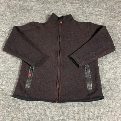 Dale Of Norway Sweater Womens Large Black Red Full Zip Wool Blend Hiking Warm - Image 1 of 4