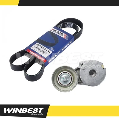 Kit completo de componentes de transmisión por correa Serpentine para 07-12 Nissan Versa 90K-39162 Foto 1 de 4