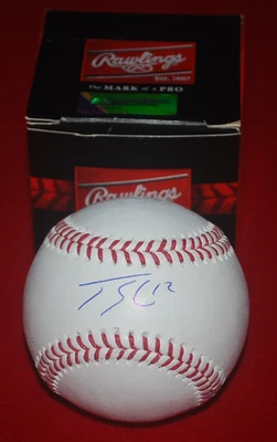 JORGE SOLER Anaheim Angels Signed Baseball Beckett Witnessed 3W053879 - Image 1 of 3