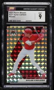 2021 Panini Mosaic Rookie Mosaic Prizm Dylan Carlson #227 CGC 9 Mint Rookie RC - Picture 1 of 3