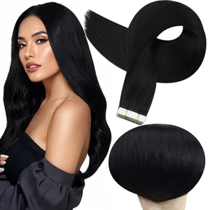 Tape in Hair Extensions Human Hair 18Inch Remy Tape Ins Human Hair Extensions Co - Picture 1 of 12