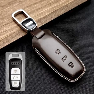 Protection Shell Key Fob Case Cover for Audi E-tron A3 Q3 A7 A8 A8L A6L Q8 S4 RS - Picture 1 of 5
