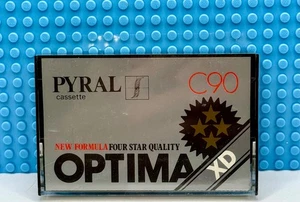 PYRAL OPTIMA XD C90 TYPE I BLANK CASSETTE TAPE (1) (SEALED) - Picture 1 of 3