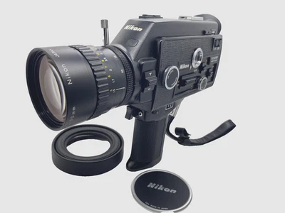 [EXC+5] Nikon R10 Super 8 Cine Movie Film Camera 7-70mm f1.4 Lens From Japan - Image 1 of 4