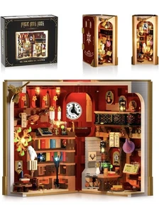 Magic Book Nook Mini 3,6 mm Bauset mit Licht, 1015 Teile DIY Miniatur - Bild 1 von 9