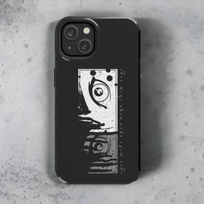 iPhone Case 11 12 13 14 Models Tough Cases - Anime Eyes Phone Case - Image 1 of 4