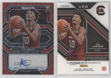 2021 Panini Prizm Draft Picks College Penmanship Choice Red /88 AJ Lawson Auto