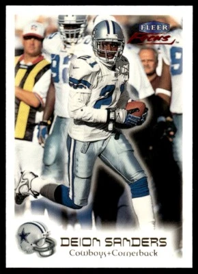 1999 Fleer Focus Deion Sanders Dallas Cowboys #7 - Image 1 of 2