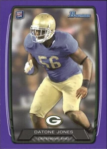 Bowman Purple Datone Jones RC #115 2013 Green Bay Packers/Ucla 🏈 - Imagen 1 de 2