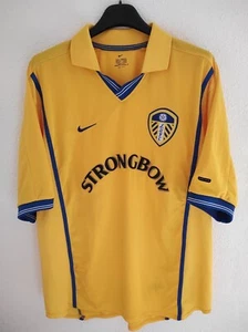 LEEDS UNITED 2002-2003 Strongbow camiseta shirt trikot maillot maglia L - Picture 1 of 5