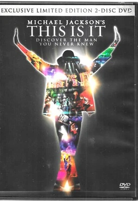 MICHAEL JACKSON'S THIS IS IT Exclusive Limited Edition 2-Disc DVD -Wdscrn -Rgn 1 - Image 1 of 2