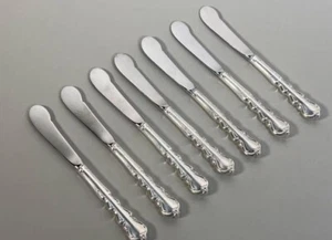 Couteau épandeur de beurre international angélique en argent sterling inox 7 pièces - Photo 1/10