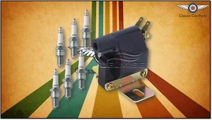 Bobina de encendido + bujías NGK para Toyota Landcruiser FJ40R/45R/55R 3,9 L F - Imagen 1 de 2