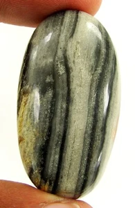 70.10 Ct Natural Zebra Jasper Loose Gemstone Cabochon Wire Wrap Stone - 22978 - Picture 1 of 2