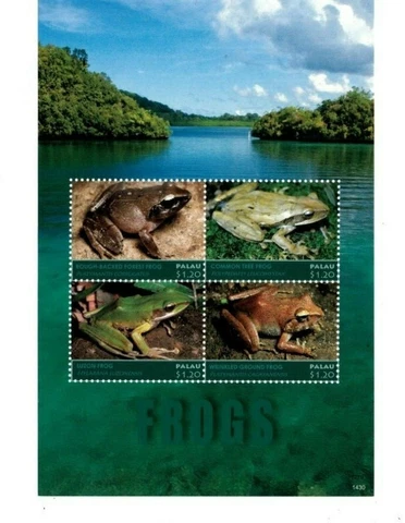 Palau - 2014 - Frogs - Sheet of Four -MNH Cover