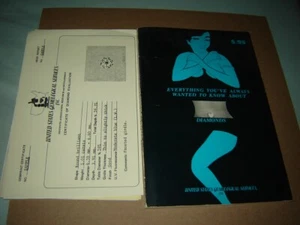 Everything You've Always Wanted to Know About Diamonds 1977 pb with inserts - Imagen 1 de 2