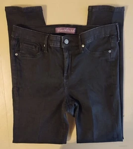 Sonoma Straight Womens Jeans 4 Long Indigo Blue Cotton Slim Stretch 30x28 - Picture 1 of 12