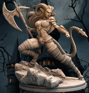 Personaje Jugable Dungeons & Dragons - Mujer Tiefling - Bárbaro, Luchador - Imagen 1 de 1