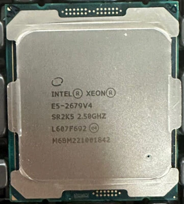 Intel Xeon E5-2679 V4 SR2K5 2.50GHz 20-core LGA2011-3 e5-2679v4 CPU processor - Image 1 of 4