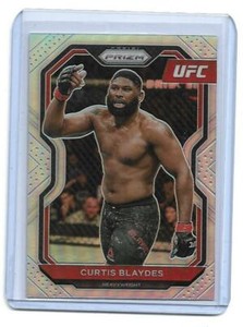 2021 Panini Prizm UFC Curtis Blaydes silver refractor prizm 