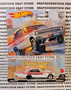 2022 HOT WHEELS PREMIUM DRAGSTRIP DEMONS '65 DODGE CORONET #1/5, W/ REAL RIDERS - Picture 1 of 12