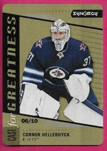 2020-21 Upper Deck Synergy CONNOR HELLEBUYCK Cast for Greatness Bounty Gold 6/10 - Picture 1 of 2