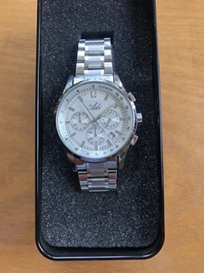ADI 60 MINUTE ISRAELI STOP WATCH STAINLESS STEEL LUMINOUS HANDS CHRONOGRAPH - Picture 1 of 7